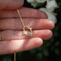 Idris Marquise Moonstone Necklace 9ct Gold Or Silver, thumbnail 4 of 7