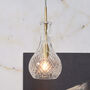 Textured Glass Pendant Light, thumbnail 2 of 4