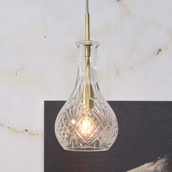 Textured Glass Pendant Light, 2 of 4