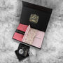 Mens Luxury Plain Pastel Pink Tie Gift Box Set, thumbnail 1 of 4