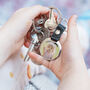 Personalised Photo Metal And Faux Leather Keyring, thumbnail 1 of 2