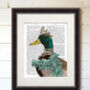 Lady D, Duck Book Print, Framed Or Unframed, thumbnail 3 of 5