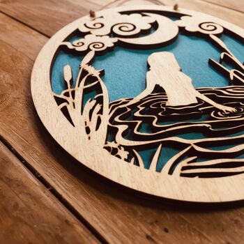 Wild Swimming Wooden Wall Plaque, 2 of 6