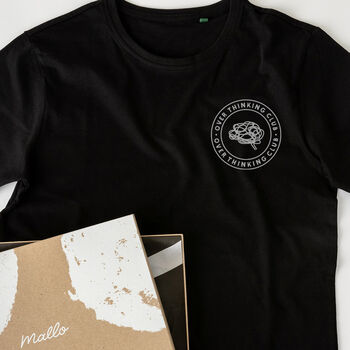 'Over Thinking Club' Slogan Cotton T Shirt, 3 of 7