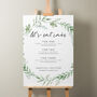 Botanical Wedding Menu Sign 'Amelia', thumbnail 6 of 9