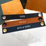 Personalised Leather Strap Pull Handles For Drawers, thumbnail 1 of 12
