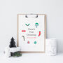 Personalised First Christmas Baby Print, thumbnail 1 of 9