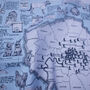 London Dog Map Tea Towel, thumbnail 6 of 9