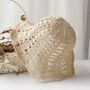 Angelina Cream St Tropez Corset Straw Beach Hat, thumbnail 5 of 5