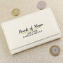Personalised Classic Cream Leather Purse, thumbnail 1 of 9