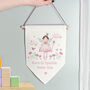 Personalised Fairy Princess Wall Art Banner For Girl, thumbnail 3 of 3