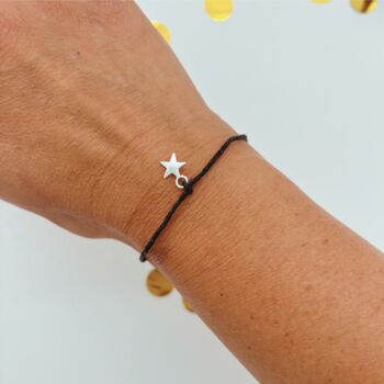 Good Luck Wish Bracelet With Silver Star Charm – A Little Token Of Encouragement, 3 of 6