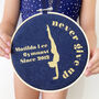 ‘ Never Give Up‘ Gymnastics Wall Hanging, thumbnail 1 of 2