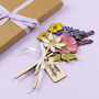 Wooden Wildflower Bouquet Of Birthday Flowers, thumbnail 7 of 8