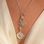 Sterling Silver Planet Charm Necklace, thumbnail 7 of 8