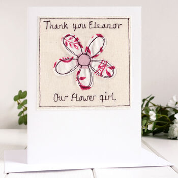 Personalised Flower Thank You Card For Her / Teacher, 7 of 12