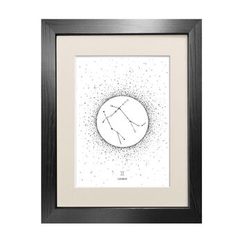 'Gemini Star Sign' Fine Art Print, 4 of 5