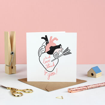 I'm All Love Struck Valentine's Card, 3 of 3