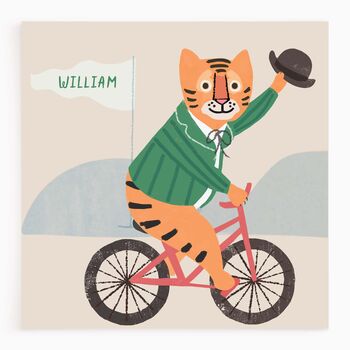 Personalised Name Dapper Day Out Children's Print, 3 of 3