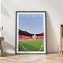 Nottingham Forest City Ground Trent End Poster, thumbnail 3 of 8