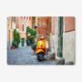 Placemats Featuring A Yellow Scooter In Rome, thumbnail 1 of 2