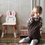 Personalised Pink And White Rabbit Chair, thumbnail 1 of 5