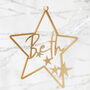 Little Star Personalised Christmas Decoration, thumbnail 1 of 7