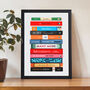 Personalised Books Anniversary Print, thumbnail 1 of 5