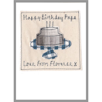 Personalised 80th Birthday Cupcake Card For Him, 7 of 8