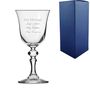 Personalised Engraved Jasmine Red Wine Glass Box, thumbnail 2 of 6