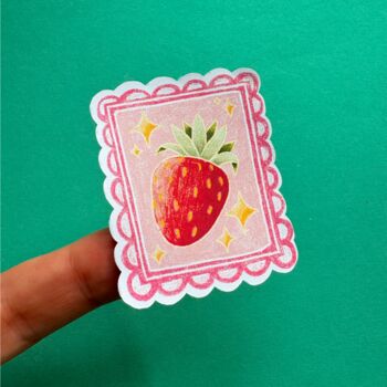 Illustrated Letterbox Garden Stamps Sticker Sheet, 4 of 4