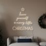 Merry Little Christmas Neon Sign, thumbnail 1 of 2