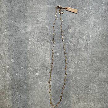 A Galaxy Of Charming Stars Necklace Worn Gold, 5 of 5