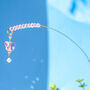 Pink Crystal Butterfly Plant Hanger, thumbnail 1 of 5