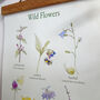 Wild Flowers Canvas Wall Hanging, thumbnail 3 of 8