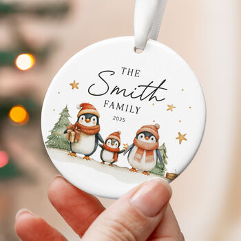 Personalised Family Christmas Ornament 2025, 6 of 7