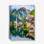 A5 Spiral Notebook Featuring Hallstatt In Austria, thumbnail 1 of 2