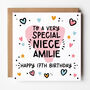 Niece Birthday Card Any Age, thumbnail 2 of 6