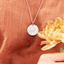 Personalised Large Birth Flower Necklace, thumbnail 2 of 8
