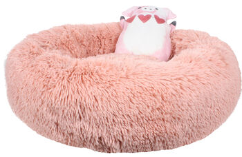 Pink Anxiety Reducing Plush Bed With Plush Pig Toy, 2 of 4