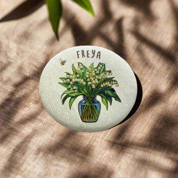 Lily Of The Valley Birth Flower Marble May, 3 of 3