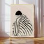 Modern Abstract Female Art Print, thumbnail 1 of 2