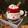 Novelty Santa Snack Mug With Gift Box, thumbnail 1 of 7