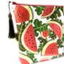 Watermelon Vegan Leather Cosmetic Bag, thumbnail 7 of 7