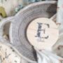 Personalised Floral Name Plaque | Wooden Nursery Name Sign, thumbnail 1 of 7
