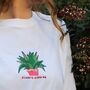 Always Growing Embroidered T Shirt, thumbnail 1 of 2