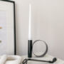 Black Nordic Taper Candle Holder, thumbnail 2 of 2