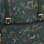 Into The Woods Green Buckle Medium Backpack, thumbnail 4 of 8