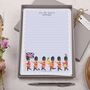 A5 Personalised Letter Writing Paper With Marching Band, thumbnail 1 of 4