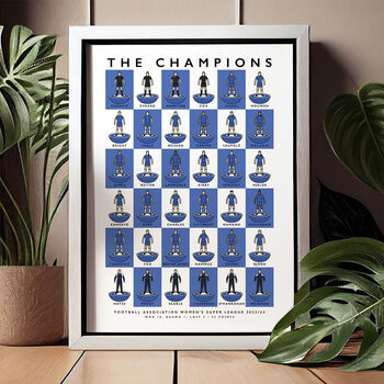 Chelsea Fc Women The Champions Squad 23/24 Poster, 3 of 7